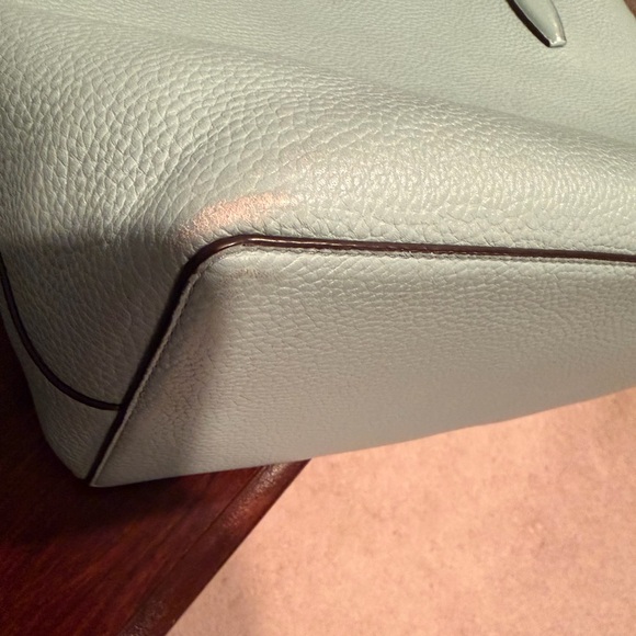 Kate Spade Harlow Soft Teal Leather Tote - Picture 12 of 13